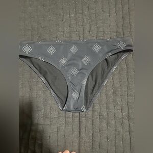 ROXY bikini bottom blue white size medium